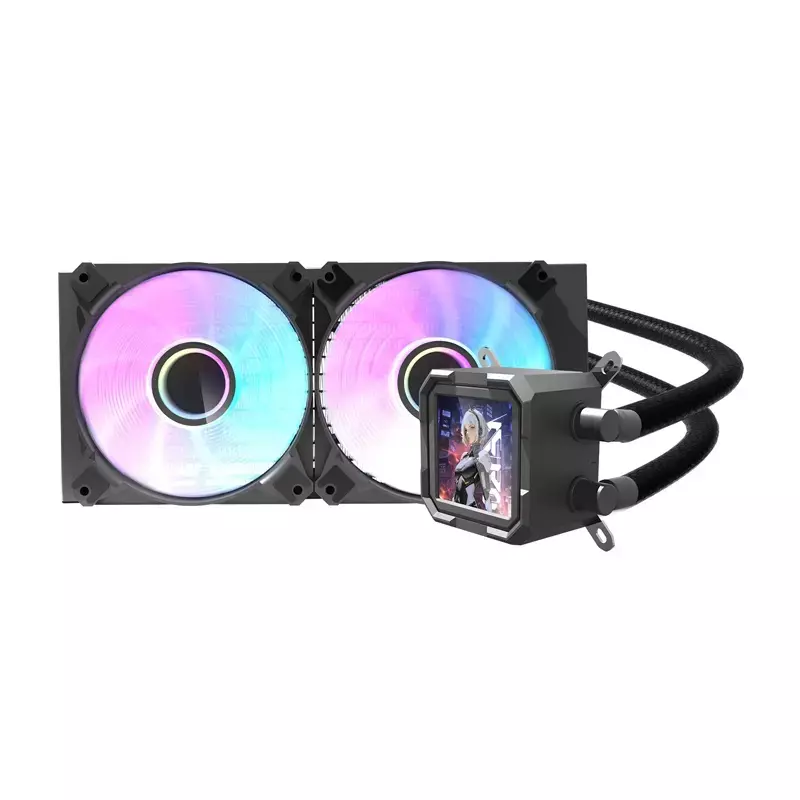 Chłodzenie wodne CPU DARKFLASH DV240S 120mm (czarne) Chłodzenie wodne CPU DARKFLASH DV240S 120mm (czarne)