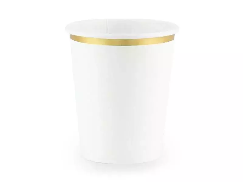 Kubeczki białe 260 ml 6szt Kubeczki białe 260 ml 6szt