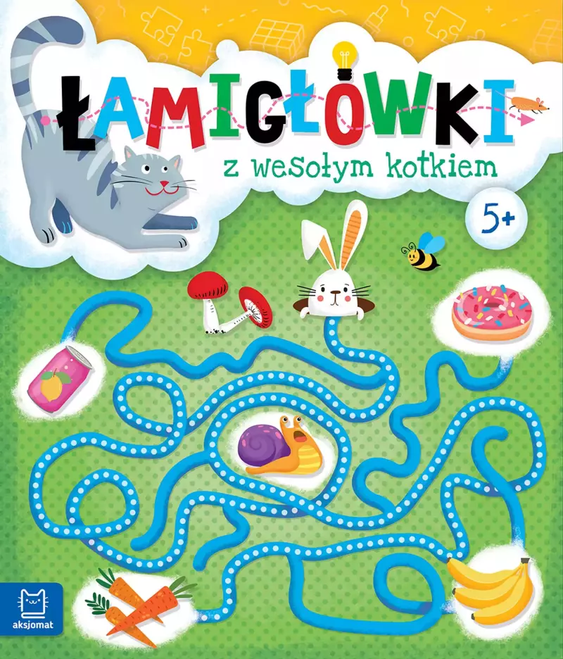Łamigłówki z wesołym kotkiem 5+ Łamigłówki z wesołym kotkiem 5+
