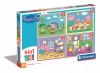 Puzzle 4w1 Super Kolor Peppa Pig - zdjęcie