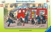 Puzzle ramkowe 15 elementów. Straż pożarna - zdjęcie