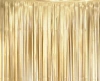 Kurtyna dekoracyjna 100x200 cm, jasnozłota matowa - zdjęcie