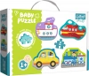 Puzzle 8 elementów. Pojazdy transportowe - zdjęcie