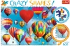 Puzzle 600 elementów. Crazy Shapes! Kolorowe balony - zdjęcie