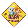 Tabliczka Baby On Board PSI Patrol Girls - zdjęcie