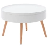 Stolik kawowy okrągły ze schowkiem 60 cm ModernHome - zdjęcie