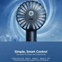 Spigen A905 Mini Portable Handheld Fan Black, zdjęcie 7