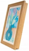 Ramka Fandy 21 x 30 cm Paint 3 jasny brąz z pojemnikiem - zdjęcie