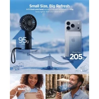 Spigen A905 Mini Portable Handheld Fan Black, zdjęcie 3