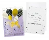 Karnet B6 Urodziny zebra, balony - zdjęcie