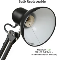 Lampa biurkowa LEPRO 3100027-EU (czarna), zdjęcie 4