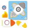 DODO. Puzzle sorter mini 5 elementów, rakieta - zdjęcie