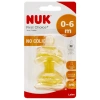 Nuk Smoczek Do Butelki Lateksowy 0-6m M First Choice Op.2 szt. 10701236 - zdjęcie