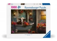 Puzzle 1000 elementów. Krowa w kąpieli, zdjęcie 4