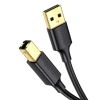 Kabel UGREEN US135 USB-A-USB-B 1.5m (czarny) - zdjęcie