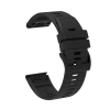 Pasek silikonowy do Garmin Fenix 3 / 5X / 6X / 7X Pro - czarny - zdjęcie