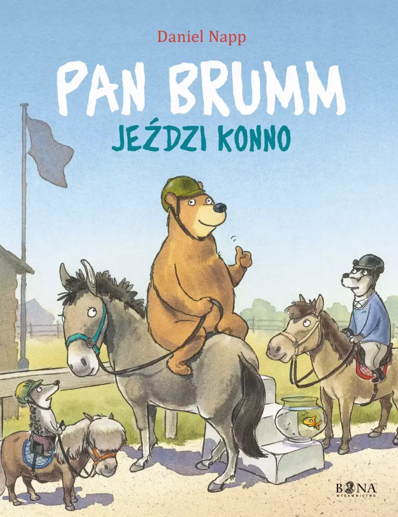 Pan Brumm jeździ konno
