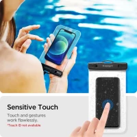 Spigen A601 Universal Waterproof Case 2-Pack Crystal Clear, zdjęcie 4