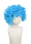Peruka afro XXL niebieska - zdjęcie