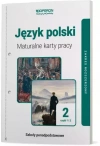 Język polski 2. Linia I. Część 1-2. Maturalne karty pracy. Zakres rozszerzony - zdjęcie