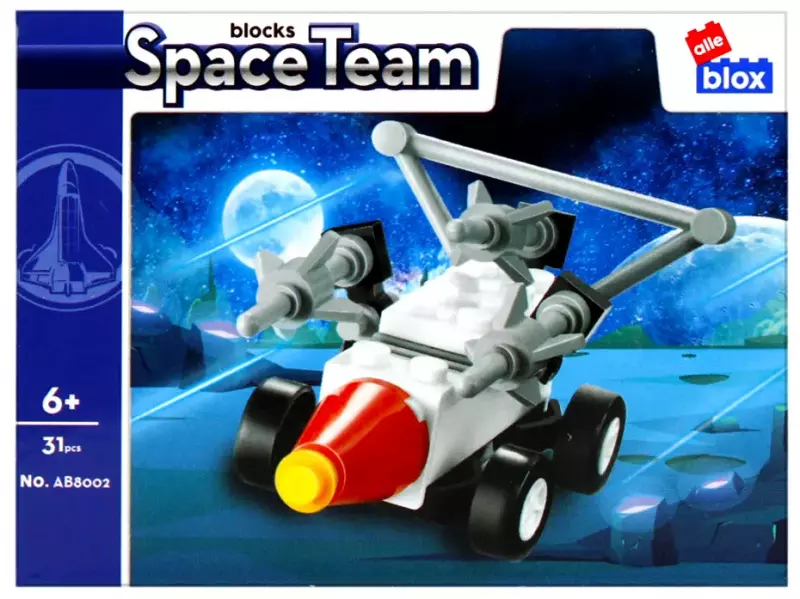 Klocki Konstrukcyjne 31 ElementÓw Space Alleblox 492871 Klocki Konstrukcyjne 31 ElementÓw Space Alleblox 492871