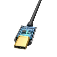 Adapter Baseus L54 do słuchawek USB-C / mini jack 3.5mm DAC 24 bit 48 KHz - czarny, zdjęcie 5