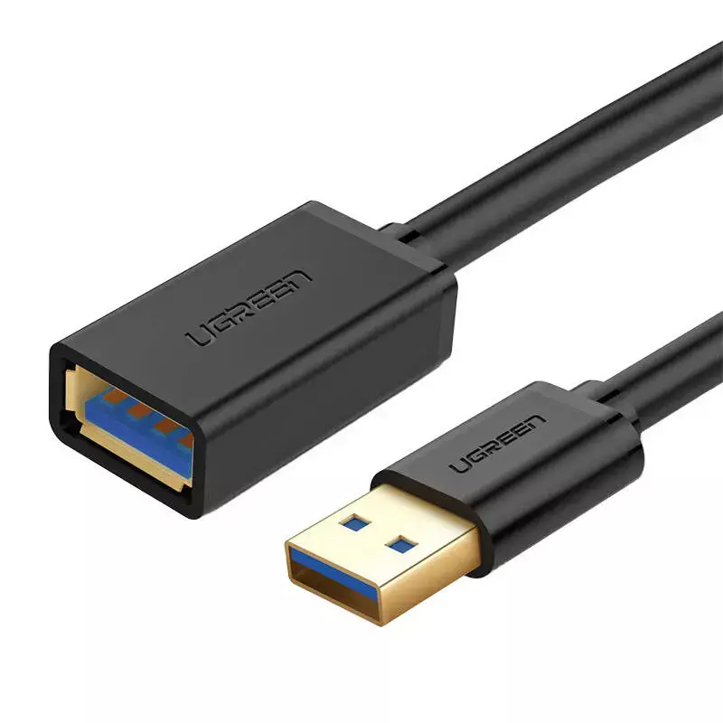 Kabel UGREEN US129 USB-A-USB-A 1.5m (czarny) Kabel UGREEN US129 USB-A-USB-A 1.5m (czarny)