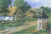 Kalendarz katolicki 2027 trójdzielny, kapliczka - zdjęcie