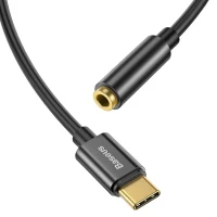 Adapter Baseus L54 do słuchawek USB-C / mini jack 3.5mm DAC 24 bit 48 KHz - czarny, zdjęcie 4