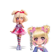 MANGA HELLO KITTY Blond, lalka, 19.5 cm, zdjęcie 6