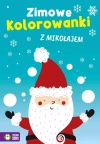 Zimowe kolorowanki z Mikołajem - zdjęcie