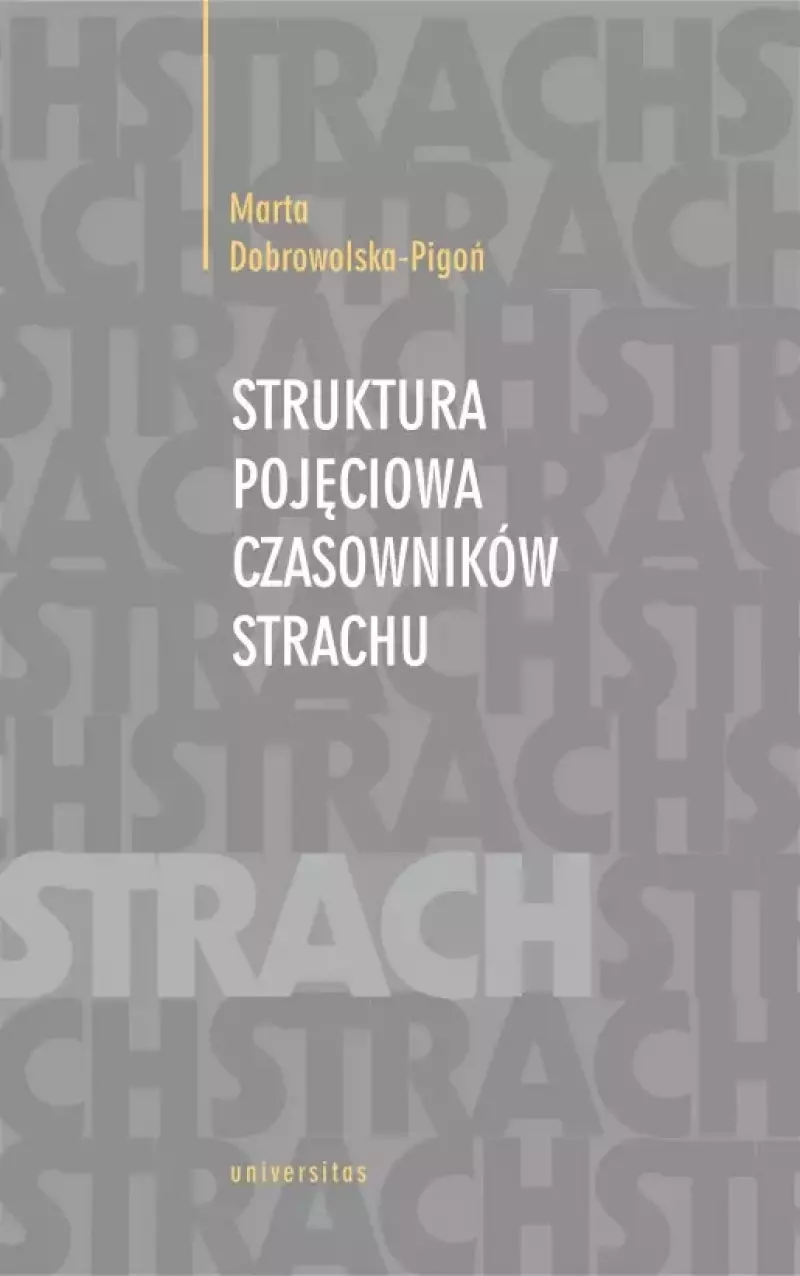 Struktura pojęciowa czasowników strachu Struktura pojęciowa czasowników strachu