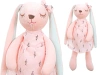 Maskotka pluszowa królik różowy 35cm - zdjęcie