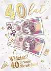 Karnet Urodziny 40 - zdjęcie