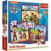 Trefl: Puzzle 3w1 - (20,36,50el.) - Wesołe pieski Psi Patrol - zdjęcie