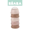 BEABA Pojemniki na mleko w proszku 4 komory Cotton candy - zdjęcie
