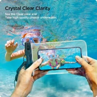 Spigen A601 Universal Waterproof Case 2-Pack Crystal Clear, zdjęcie 5