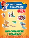 Miś Okruszek i strażacy. Historyjki z nalepkami - zdjęcie