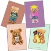 Zeszyt A4/60K kratka PP Teddies 4szt NARCISSUS - zdjęcie