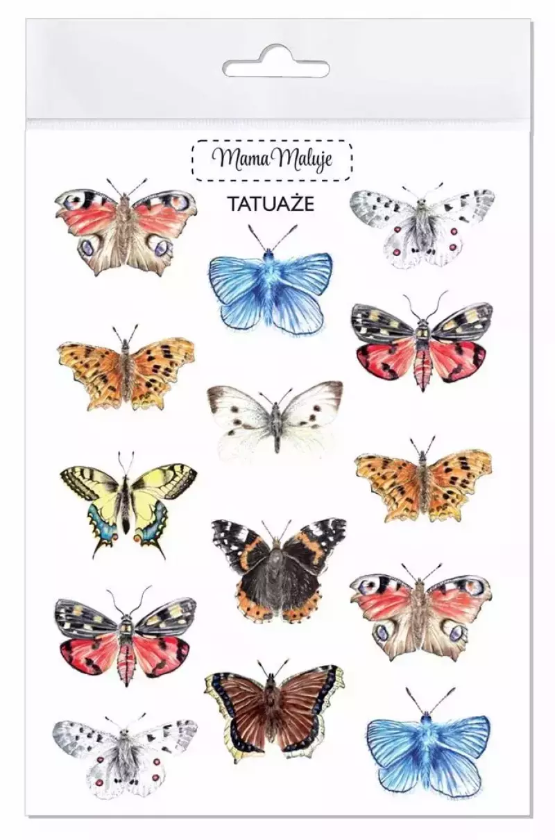 Tatuaże zmywalne Motyle