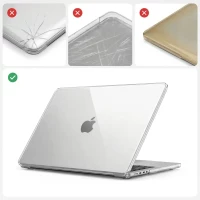 Tech-Protect Softshell MacBook Air 15 M2-M5 2023-2026 Crystal Clear, zdjęcie 5