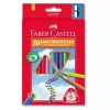 Kredki Jumbo trójkątne 30 kol + temp FABER CASTELL - zdjęcie