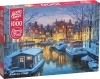 Puzzle 1000 elementów. Amsterdam nocą 30264 - zdjęcie