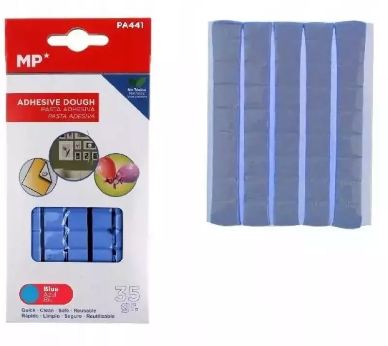Masa mocująca samoprzylepna 35g niebieska Masa mocująca samoprzylepna 35g niebieska