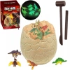 Wykopaliska dino w jajku, luminescencja - zdjęcie