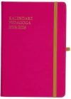 Kalendarz Pedagoga A5 2025-2026 Salsa, różowy - zdjęcie
