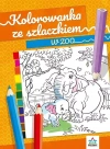 Kolorowanka ze szlaczkiem. W ZOO - zdjęcie