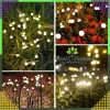 Lampa Solarna 2 Sztuki Wbijana Ogrodowa 6 Led Czujnik Zmierzchu Firefly - zdjęcie