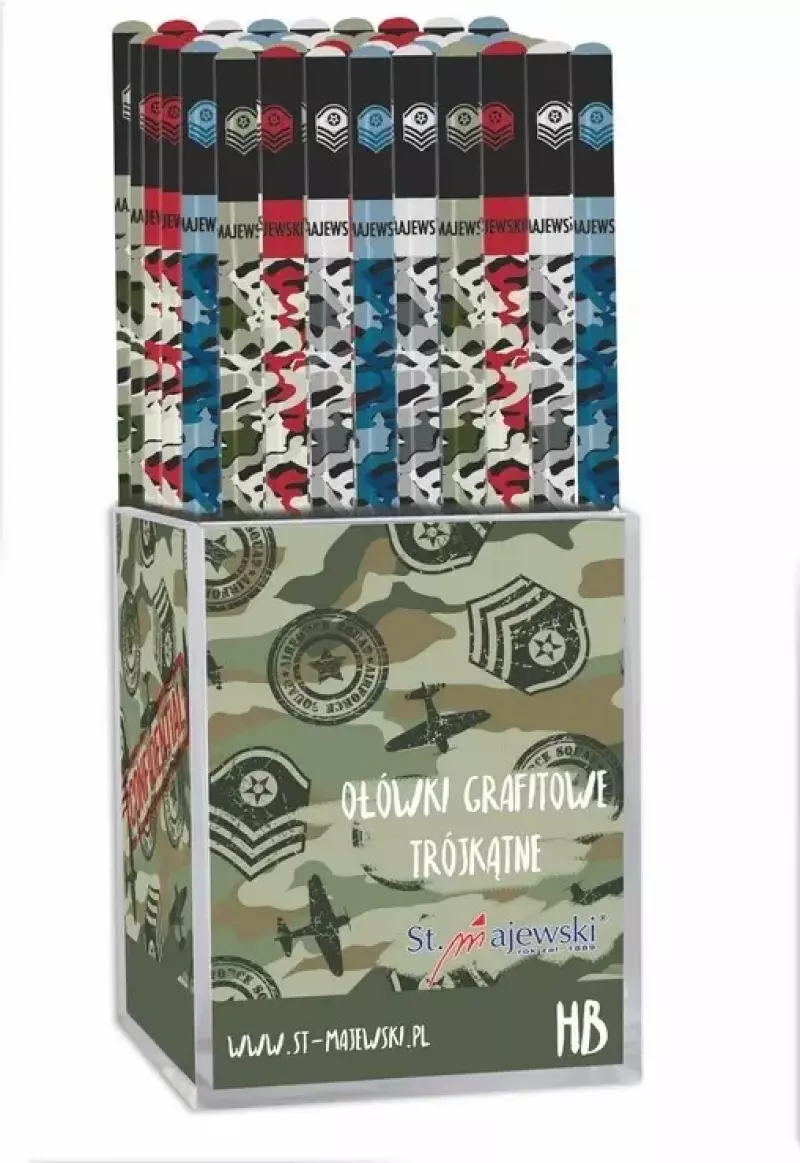 Ołówek trójkątny HB, CAMO Ołówek trójkątny HB, CAMO