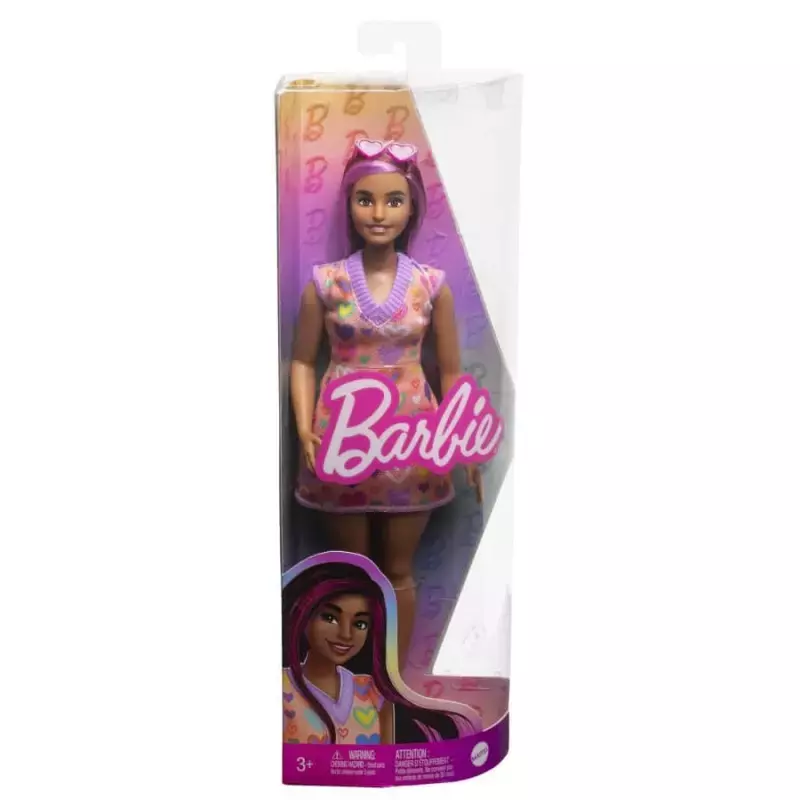Barbie. HJT04 Fashionistas Lalka w serduszkowej sukience Barbie. HJT04 Fashionistas Lalka w serduszkowej sukience